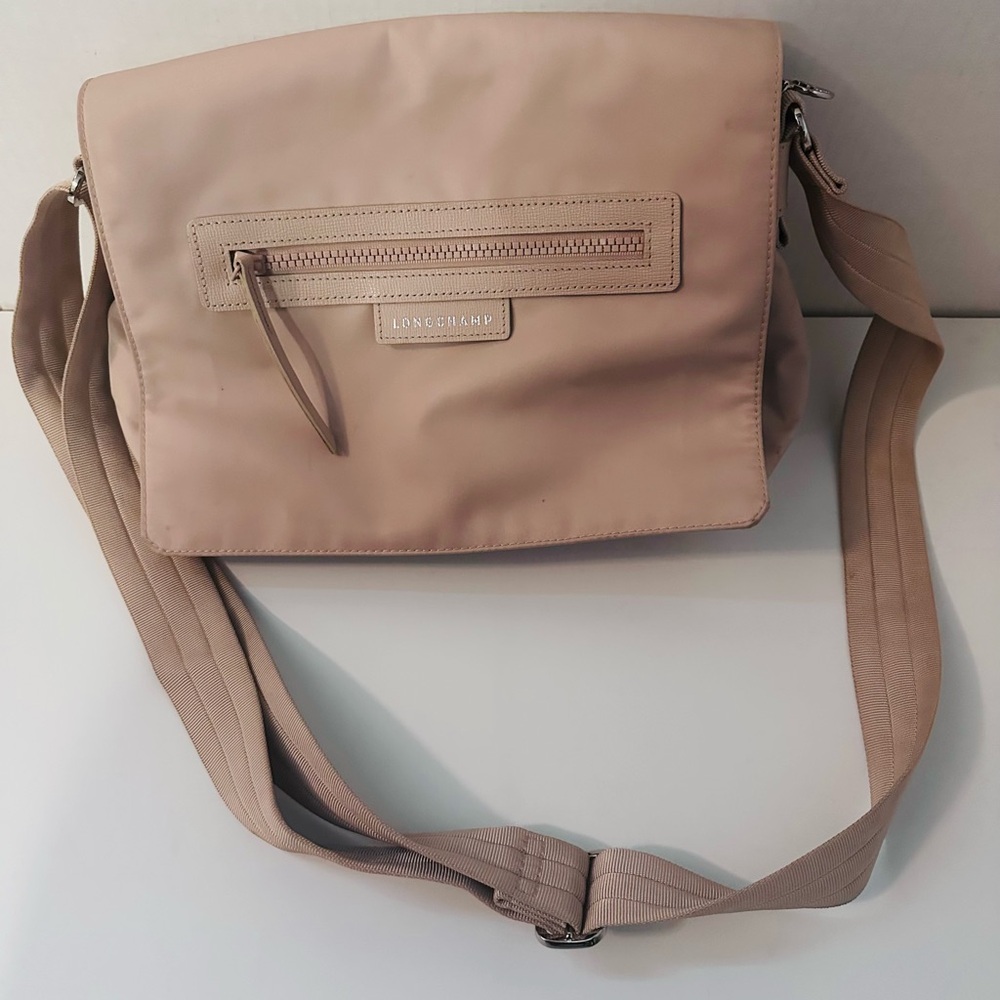Longchamp Taupe Shoulder Bag